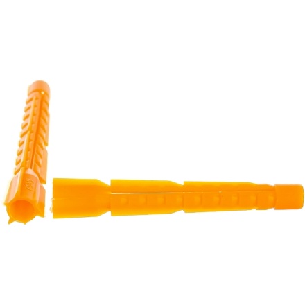 Дюбель распорный пластиковый универсальный оранжевый 6х52 мм (1000 шт/уп.)