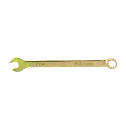 Ключ комбинированный Сибртех желтый цинк 7 мм