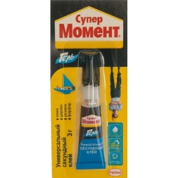 Супер-клей гель Момент универсальный секундный 3 гр